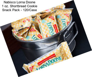 Nabisco Lorna Doone 1 oz. Shortbread Cookie Snack Pack - 120/Case