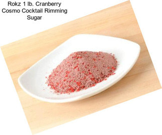 Rokz 1 lb. Cranberry Cosmo Cocktail Rimming Sugar