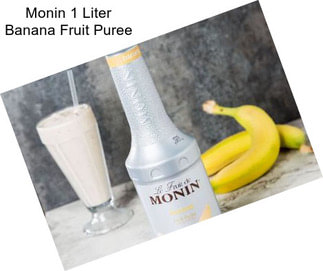 Monin 1 Liter Banana Fruit Puree