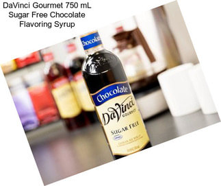 DaVinci Gourmet 750 mL Sugar Free Chocolate Flavoring Syrup