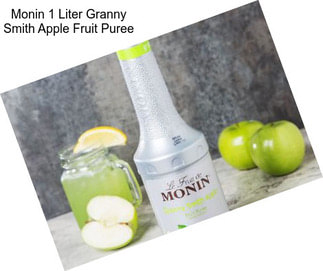 Monin 1 Liter Granny Smith Apple Fruit Puree