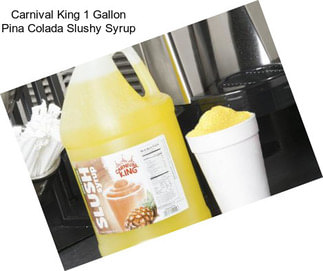 Carnival King 1 Gallon Pina Colada Slushy Syrup