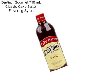 DaVinci Gourmet 750 mL Classic Cake Batter Flavoring Syrup