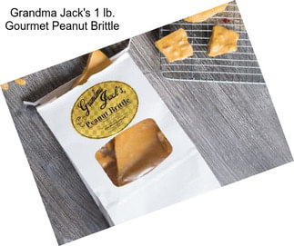 Grandma Jack\'s 1 lb. Gourmet Peanut Brittle