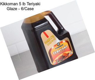 Kikkoman 5 lb Teriyaki Glaze - 6/Case