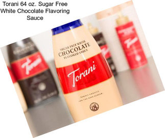 Torani 64 oz. Sugar Free White Chocolate Flavoring Sauce