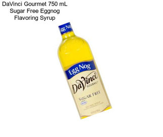 DaVinci Gourmet 750 mL Sugar Free Eggnog Flavoring Syrup