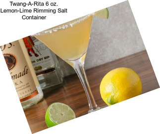 Twang-A-Rita 6 oz. Lemon-Lime Rimming Salt Container