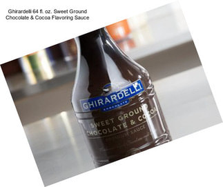 Ghirardelli 64 fl. oz. Sweet Ground Chocolate & Cocoa Flavoring Sauce