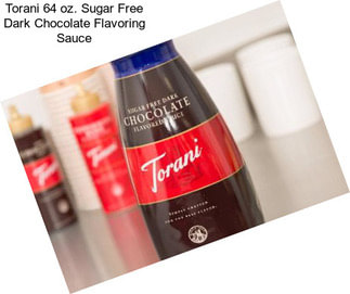 Torani 64 oz. Sugar Free Dark Chocolate Flavoring Sauce