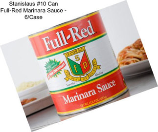 Stanislaus #10 Can Full-Red Marinara Sauce - 6/Case