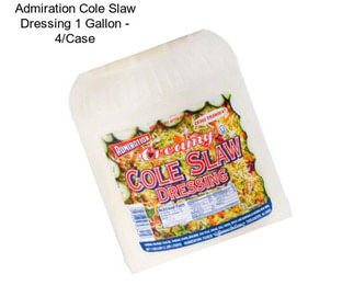 Admiration Cole Slaw Dressing 1 Gallon - 4/Case