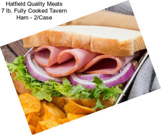 Hatfield Quality Meats 7 lb. Fully Cooked Tavern Ham - 2/Case