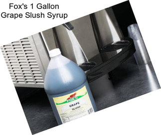 Fox\'s 1 Gallon Grape Slush Syrup