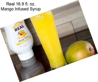 Real 16.9 fl. oz. Mango Infused Syrup