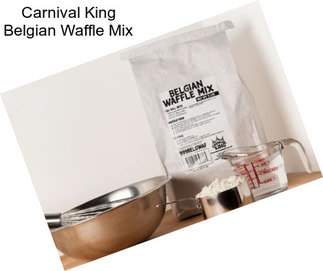 Carnival King Belgian Waffle Mix
