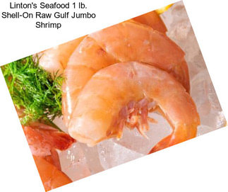 Linton\'s Seafood 1 lb. Shell-On Raw Gulf Jumbo Shrimp