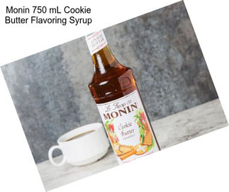 Monin 750 mL Cookie Butter Flavoring Syrup