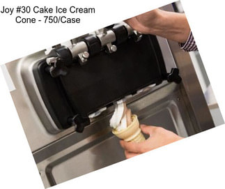 Joy #30 Cake Ice Cream Cone - 750/Case