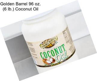 Golden Barrel 96 oz. (6 lb.) Coconut Oil
