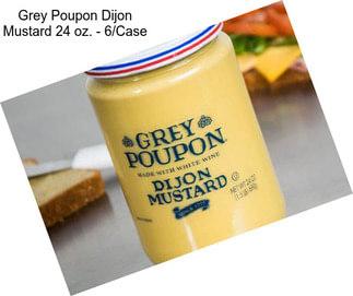 Grey Poupon Dijon Mustard 24 oz. - 6/Case