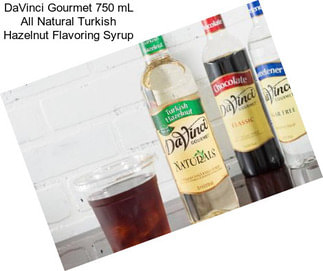 DaVinci Gourmet 750 mL All Natural Turkish Hazelnut Flavoring Syrup