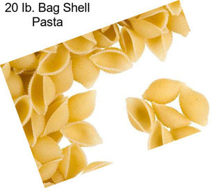 20 Ib. Bag Shell Pasta