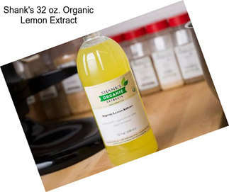 Shank\'s 32 oz. Organic Lemon Extract