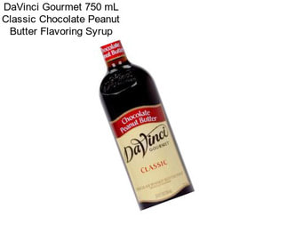 DaVinci Gourmet 750 mL Classic Chocolate Peanut Butter Flavoring Syrup
