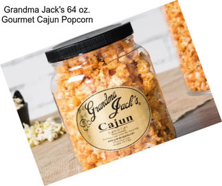 Grandma Jack\'s 64 oz. Gourmet Cajun Popcorn