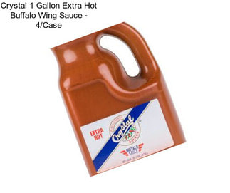 Crystal 1 Gallon Extra Hot Buffalo Wing Sauce - 4/Case