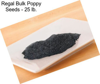 Regal Bulk Poppy Seeds - 25 lb.