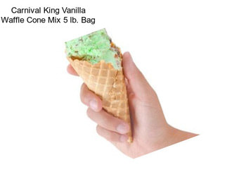 Carnival King Vanilla Waffle Cone Mix 5 lb. Bag