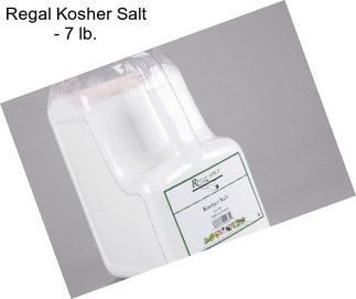 Regal Kosher Salt - 7 lb.