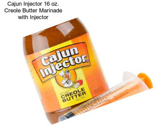 Cajun Injector 16 oz. Creole Butter Marinade with Injector