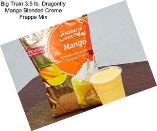 Big Train 3.5 lb. Dragonfly Mango Blended Creme Frappe Mix