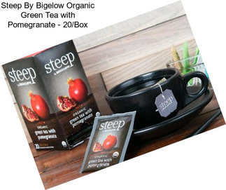 Steep By Bigelow Organic Green Tea with Pomegranate - 20/Box
