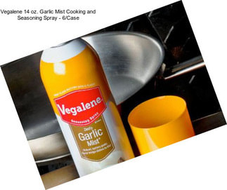 Vegalene 14 oz. Garlic Mist Cooking and Seasoning Spray - 6/Case
