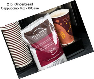 2 lb. Gingerbread Cappuccino Mix - 6/Case