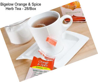 Bigelow Orange & Spice Herb Tea - 28/Box