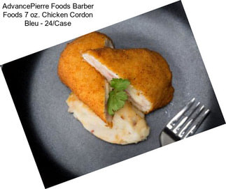 AdvancePierre Foods Barber Foods 7 oz. Chicken Cordon Bleu - 24/Case
