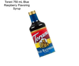 Torani 750 mL Blue Raspberry Flavoring Syrup