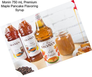 Monin 750 mL Premium Maple Pancake Flavoring Syrup