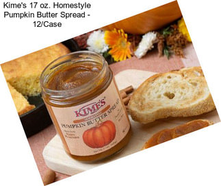 Kime\'s 17 oz. Homestyle Pumpkin Butter Spread - 12/Case