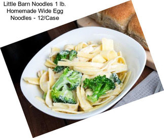 Little Barn Noodles 1 lb. Homemade Wide Egg Noodles - 12/Case