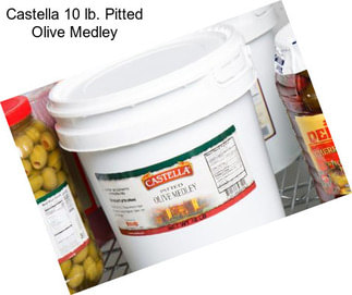 Castella 10 lb. Pitted Olive Medley