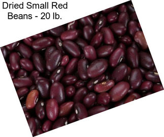 Dried Small Red Beans - 20 lb.