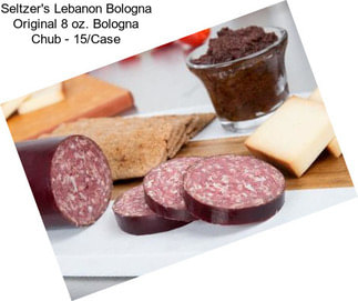 Seltzer\'s Lebanon Bologna Original 8 oz. Bologna Chub - 15/Case
