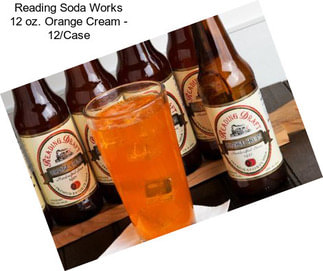 Reading Soda Works 12 oz. Orange Cream - 12/Case