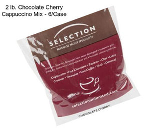 2 lb. Chocolate Cherry Cappuccino Mix - 6/Case